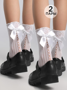 Носки 2 шт для девочки Соль&Перец