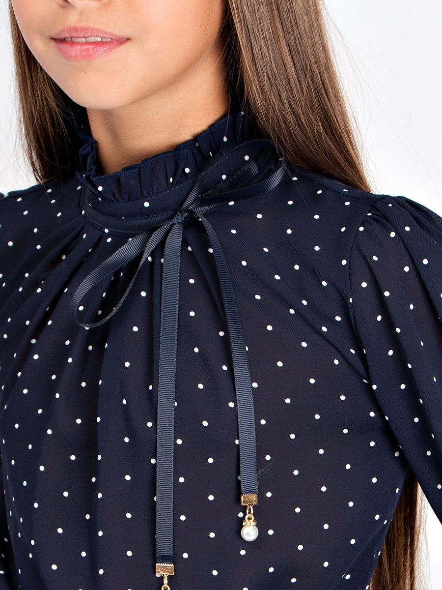 Блузка для девочки длинный рукав Соль&Перец