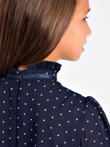 Блузка для девочки длинный рукав Соль&Перец