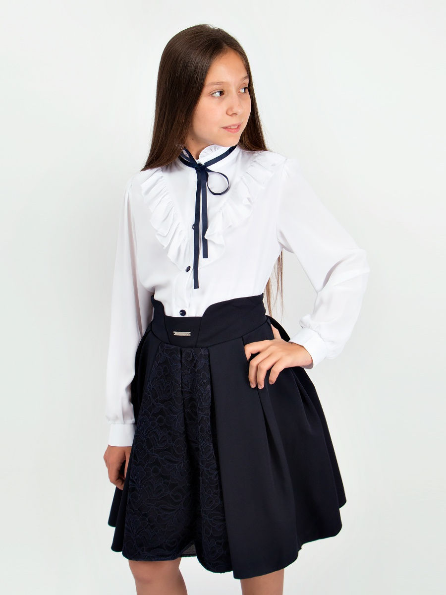 Блузка для девочки длинный рукав Соль&Перец