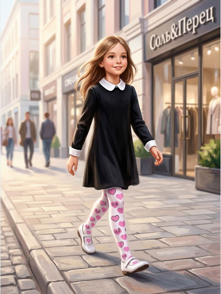 Колготки для девочки Соль&Перец