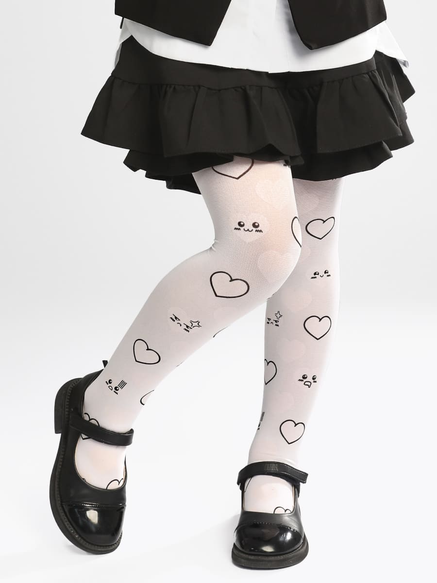 Колготки магическкие с сердечками
